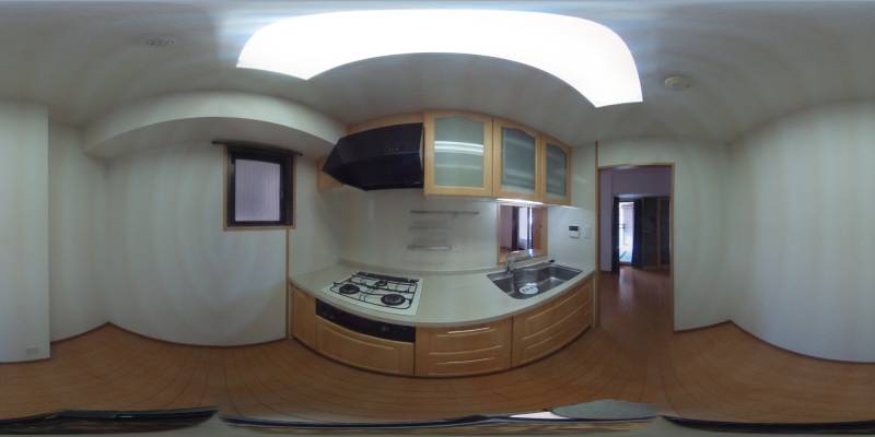 パノラマ画像キッチン