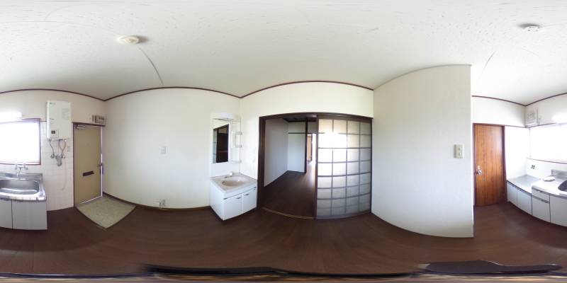 パノラマ画像キッチン