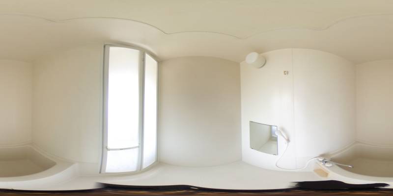 パノラマ画像バスルーム