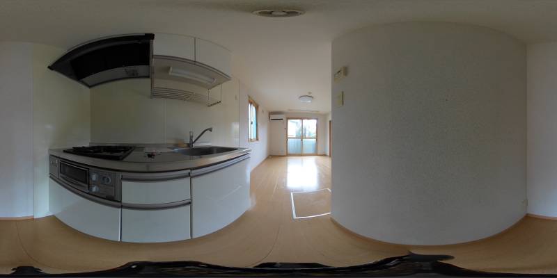 パノラマ画像キッチン