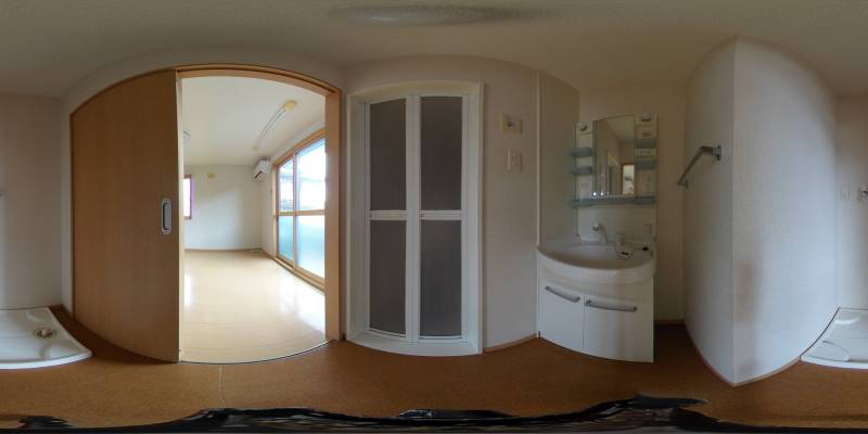 パノラマ画像洗面所