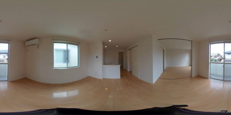 パノラマ画像リビング