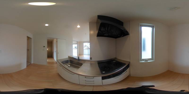 パノラマ画像キッチン