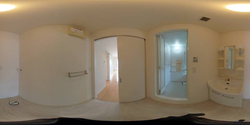 パノラマ画像洗面所