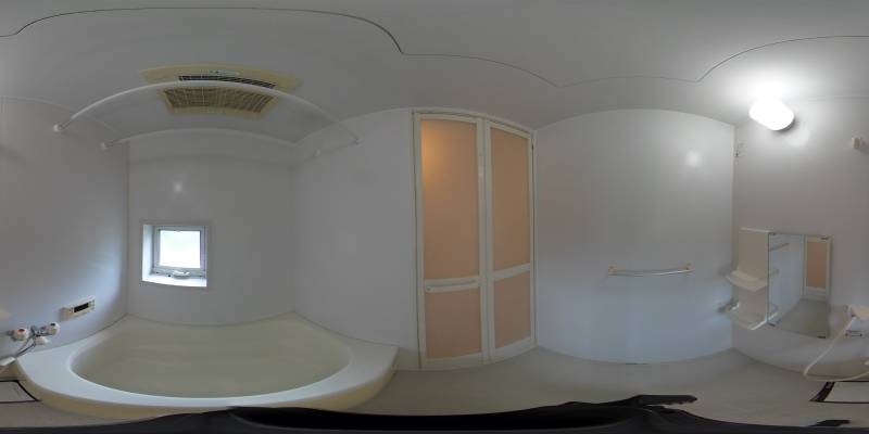 パノラマ画像バスルーム