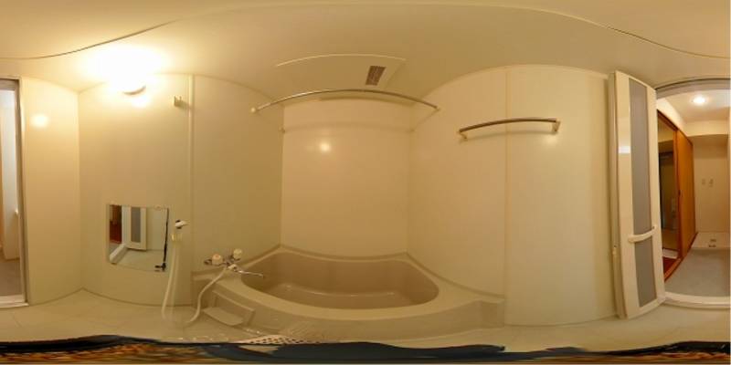 パノラマ画像バスルーム