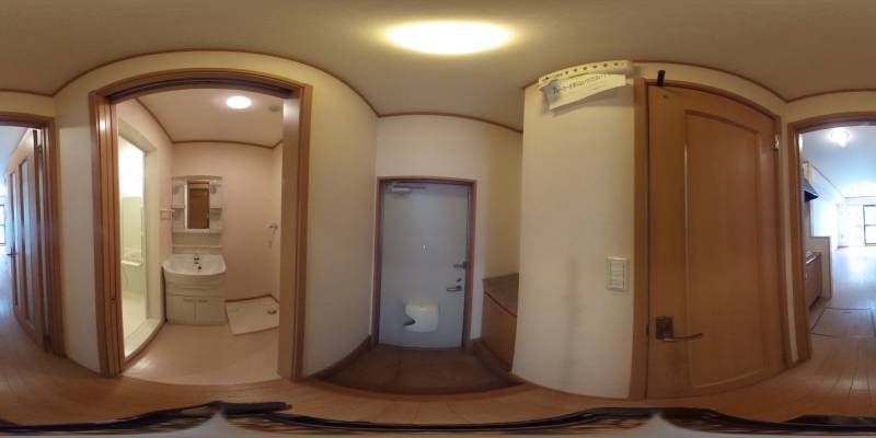パノラマ画像玄関