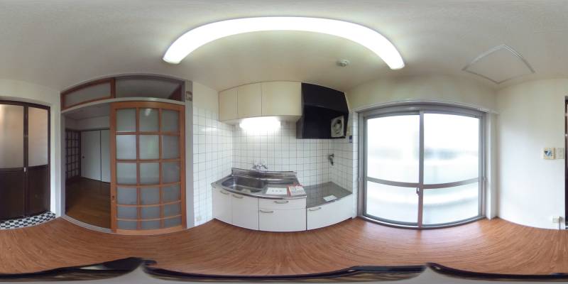 パノラマ画像キッチン