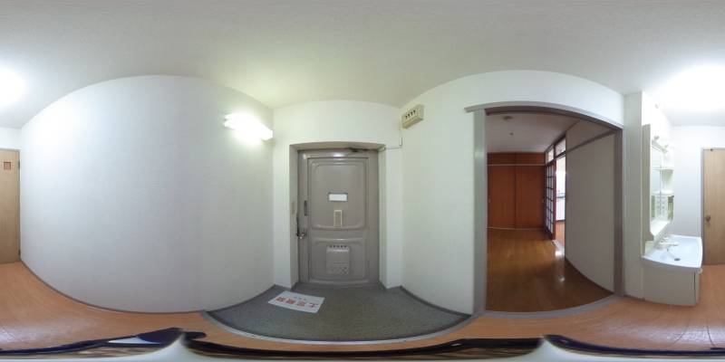 パノラマ画像玄関