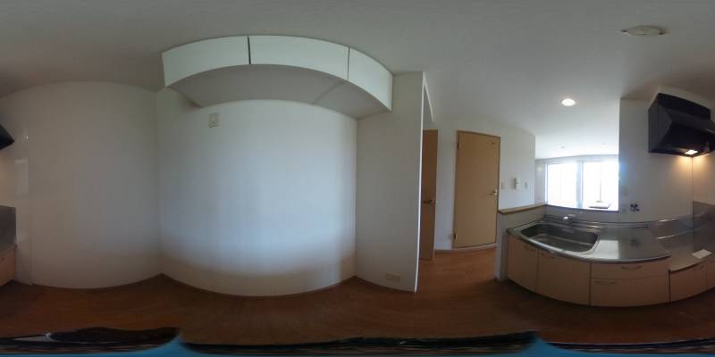 パノラマ画像キッチン