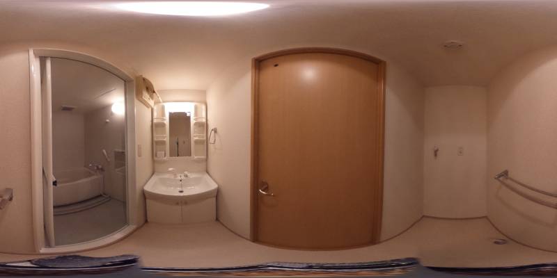 パノラマ画像洗面所