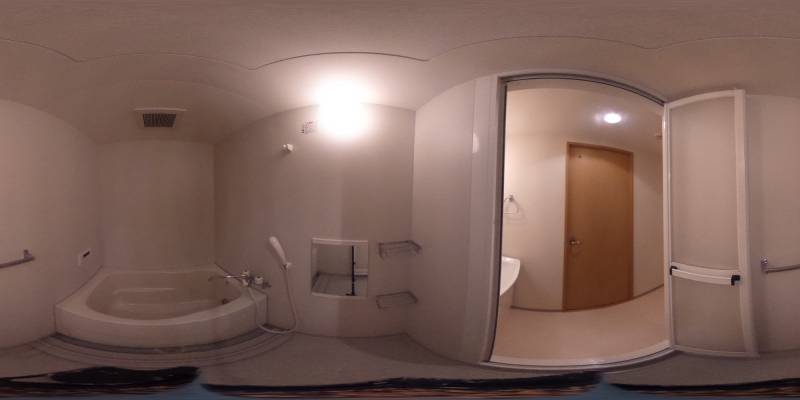 パノラマ画像バスルーム