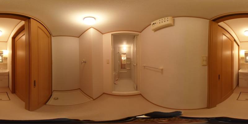パノラマ画像洗面所