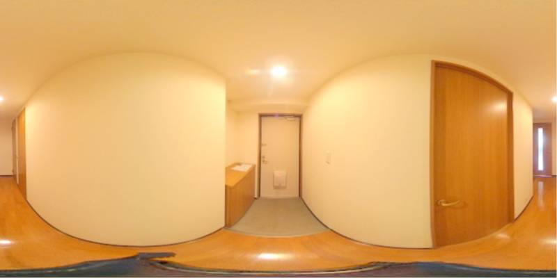 パノラマ画像玄関