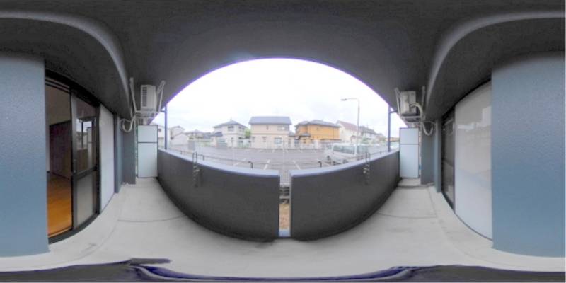 パノラマ画像バルコニー