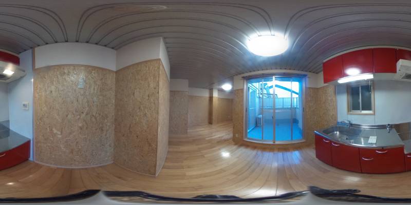 パノラマ画像キッチン