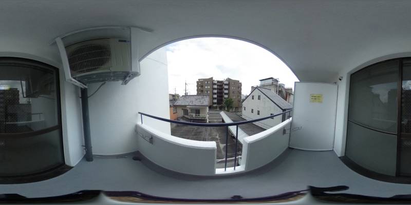 パノラマ画像バルコニー