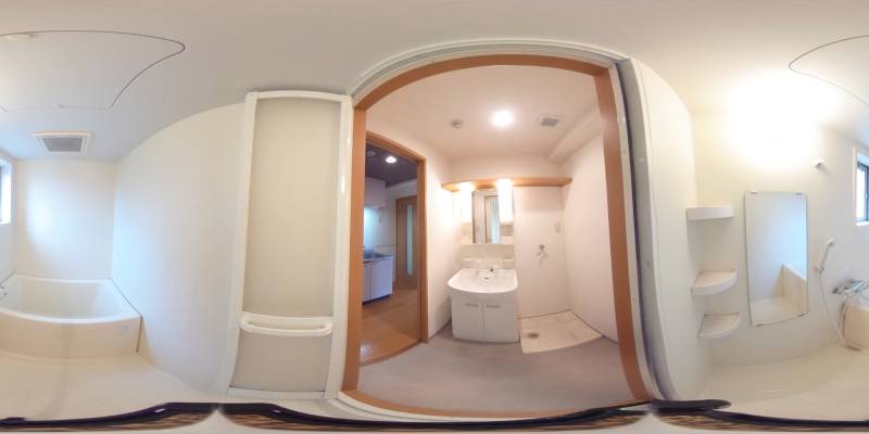 パノラマ画像バスルーム