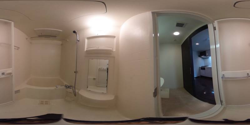 パノラマ画像バスルーム