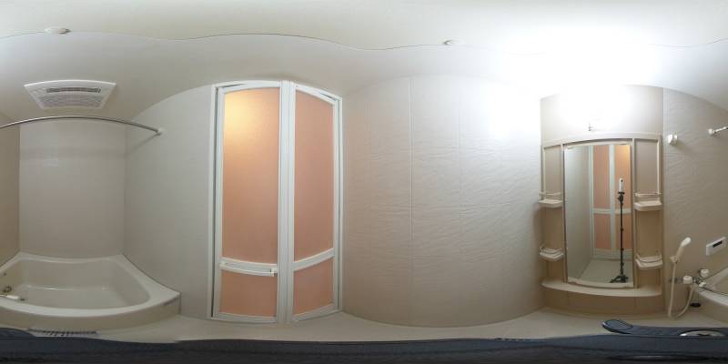 パノラマ画像バスルーム