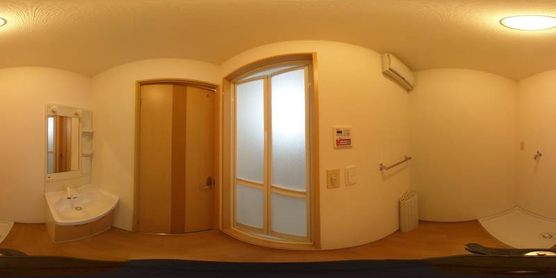 パノラマ画像洗面所