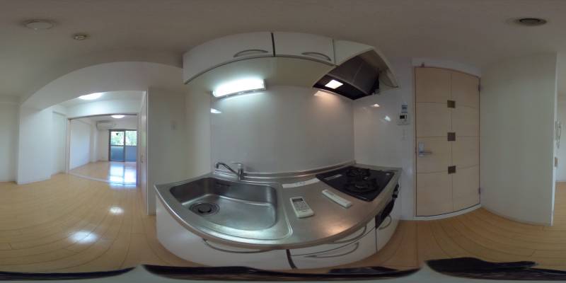 パノラマ画像キッチン