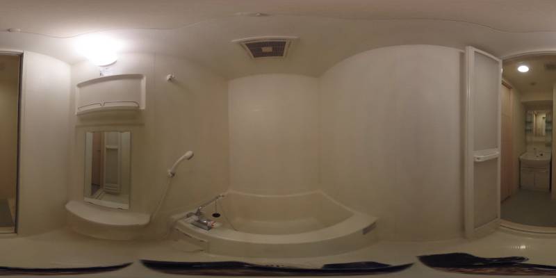 パノラマ画像バスルーム