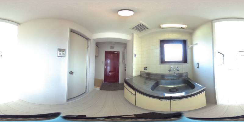 パノラマ画像キッチン