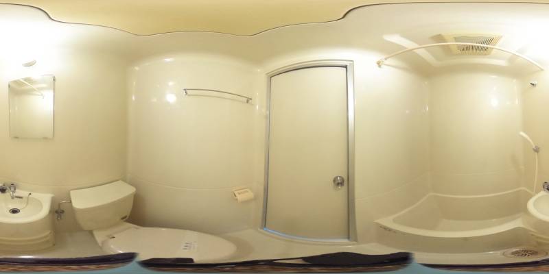 パノラマ画像バスルーム