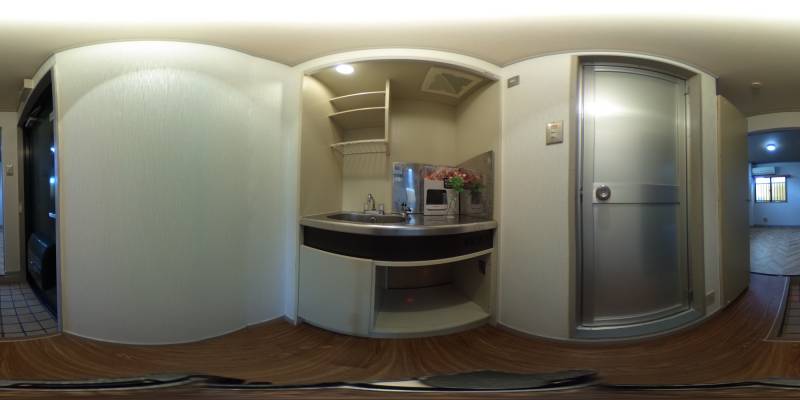 パノラマ画像キッチン