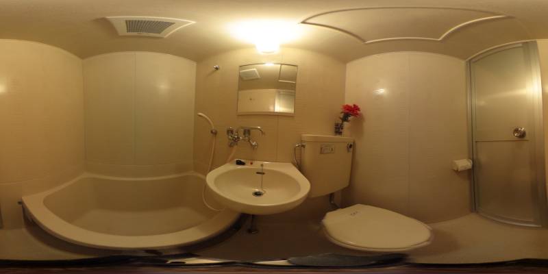 パノラマ画像バスルーム