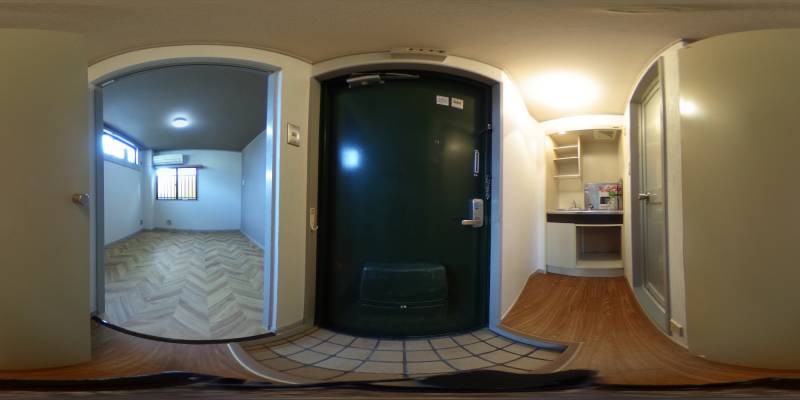 パノラマ画像玄関