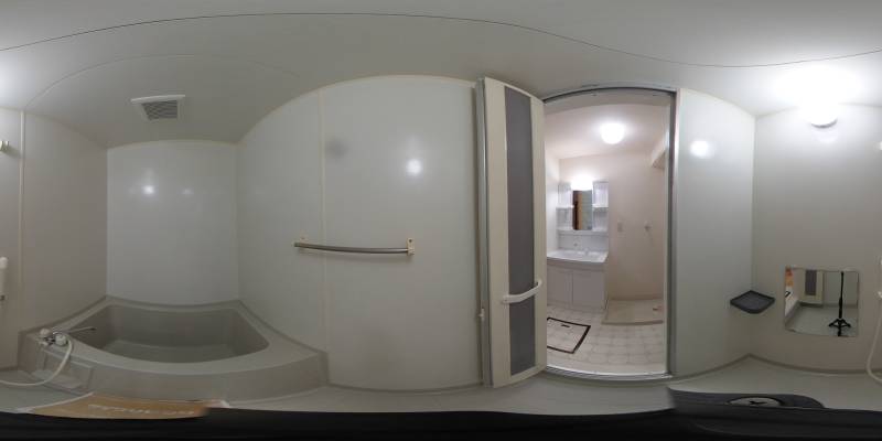 パノラマ画像バスルーム