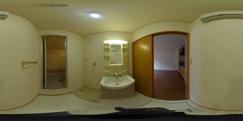 パノラマ画像洗面所