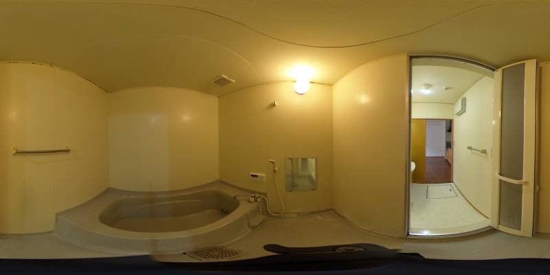 パノラマ画像バスルーム