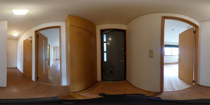 パノラマ画像玄関