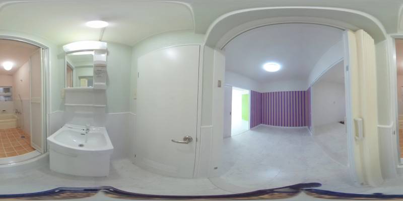 パノラマ画像洗面所