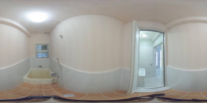 パノラマ画像バスルーム