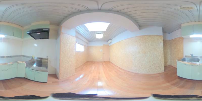 パノラマ画像キッチン