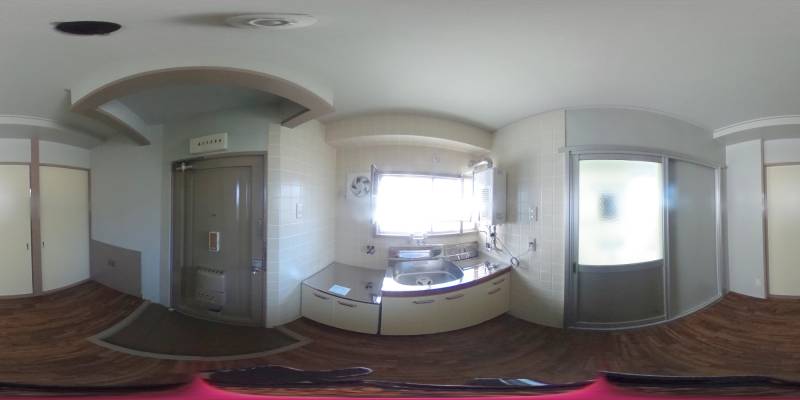 パノラマ画像キッチン