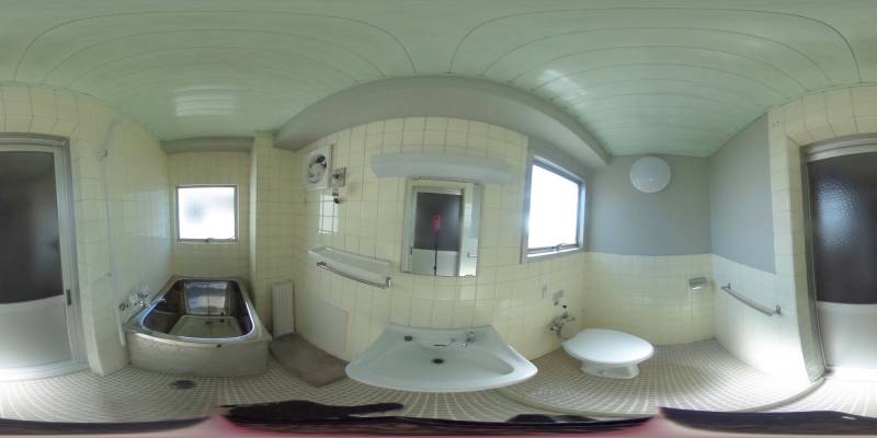 パノラマ画像バスルーム