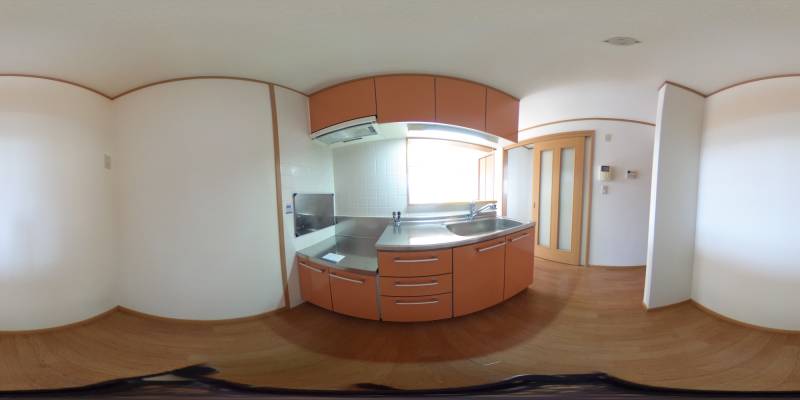 パノラマ画像キッチン