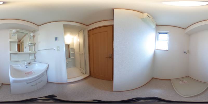 パノラマ画像洗面所