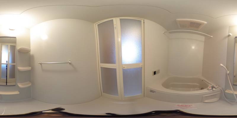 パノラマ画像バスルーム