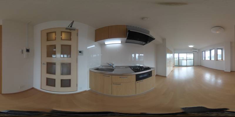パノラマ画像キッチン