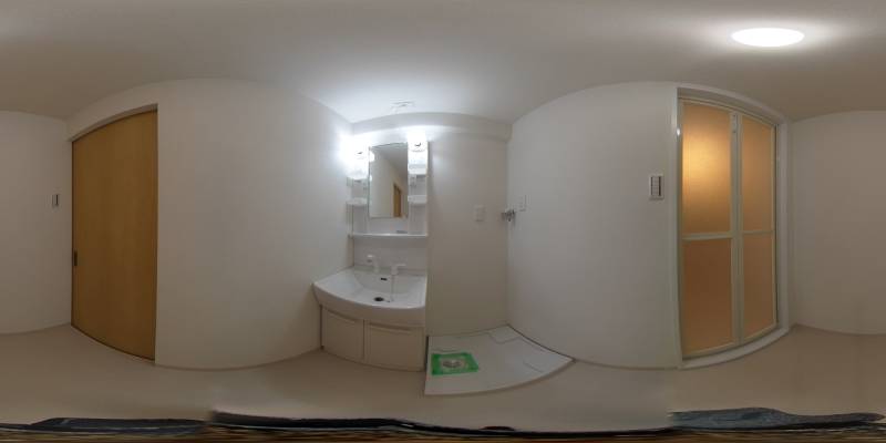 パノラマ画像洗面所