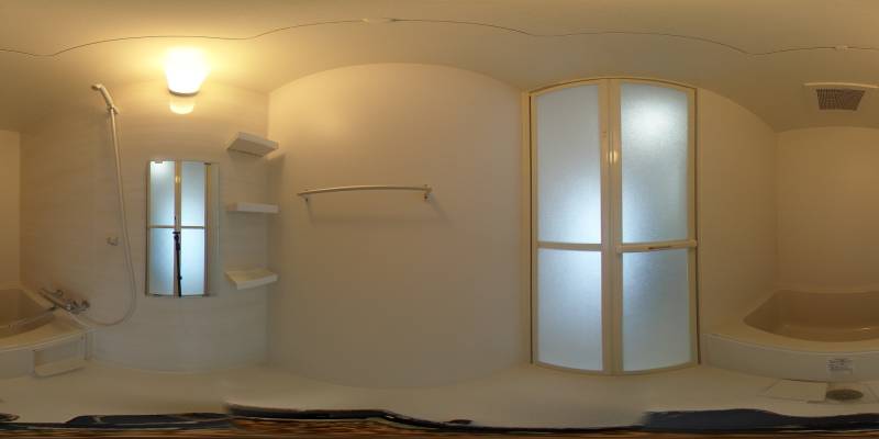 パノラマ画像バスルーム