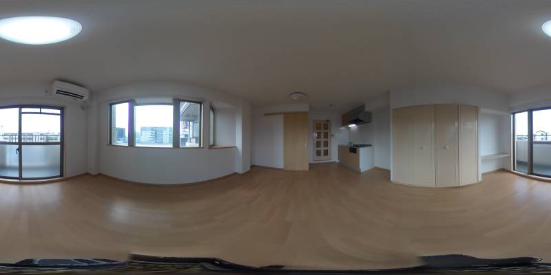 パノラマ画像洋室