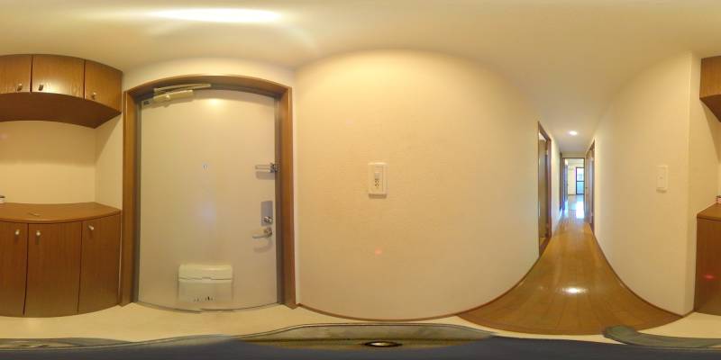 パノラマ画像玄関