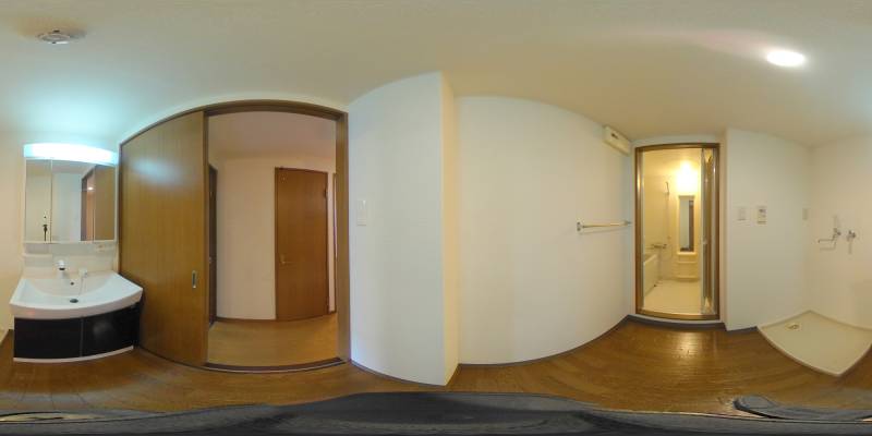 パノラマ画像洗面所